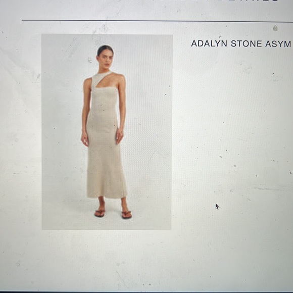 DISSH Dresses & Skirts - Adalyn stone asym dress